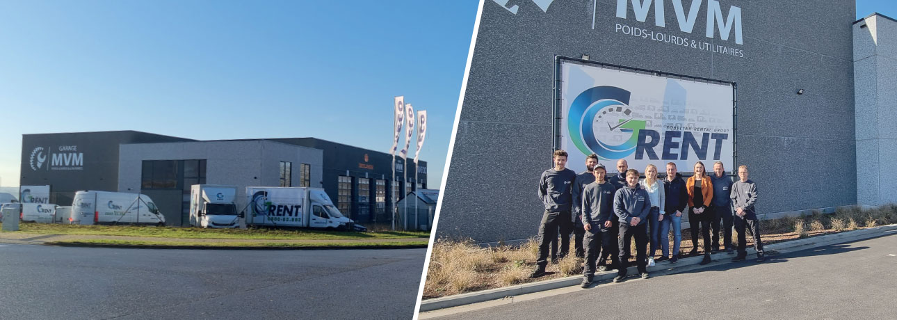 Nouveau bâtiment Garage MVM et équipe